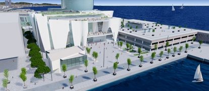 Imagen virtual  extra’da del proyecto Museo Hermitage en Barcelona