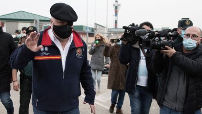 Villarejo sale de la prisión de Estremera, el pasado 3 de marzo.