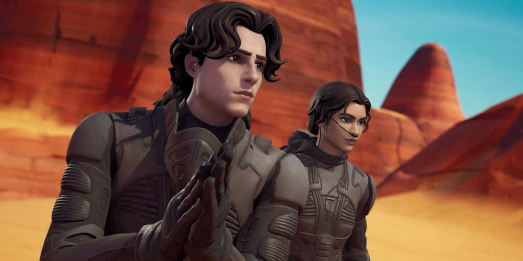 Fortnite's Dune Skins, Ornithopter Glider y más ahora disponibles