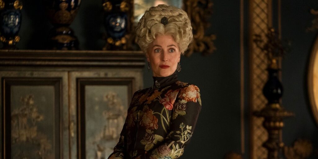 Gillian Anderson es una real histórica en la gran temporada 2 Fotos