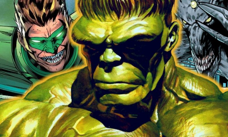 La forma más oscura de Hulk sería una increíble linterna verde