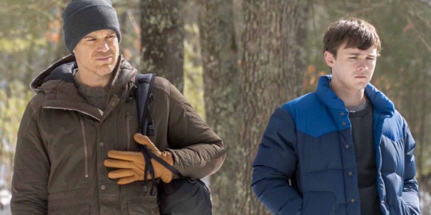 Las imágenes del episodio 2 de Dexter: New Blood muestran a Dexter y Harrison en el bosque