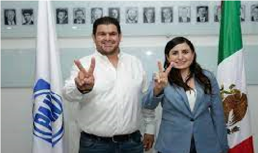 Leonor Mejía se registra para dirigir al PAN, será dirigente gracias al “Gran Dedo de Dios”, Mauricio Kuri