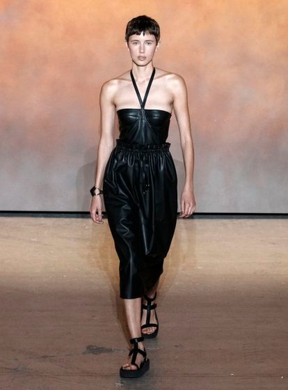 Una de las modelos de Hermès. 