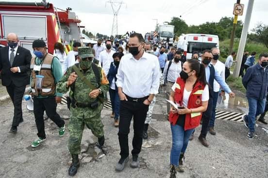 Mauricio Kuri regresará a la zona de inundaciones de San Juan del Río; en domingo haría gira al igual por Tequis