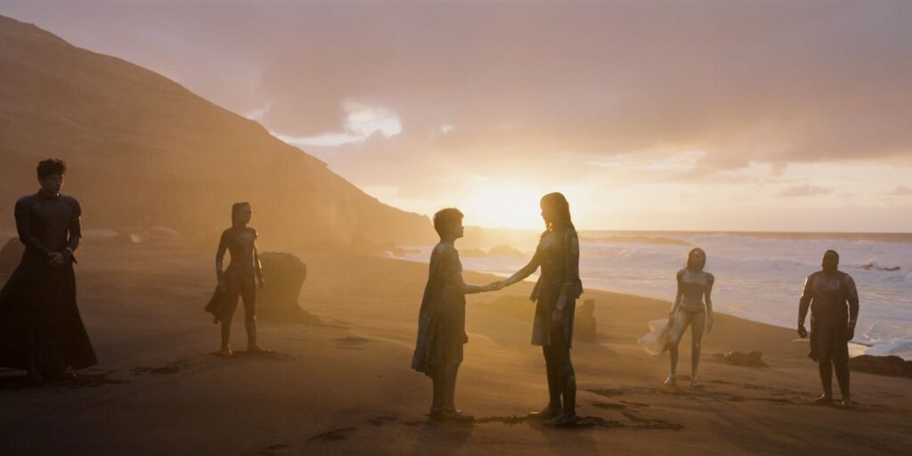 Por qué Eternals presenta tomas más largas que otras películas de Marvel