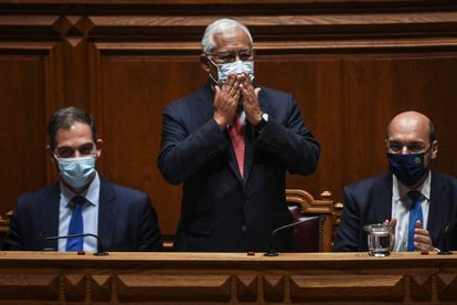 El primer ministro António Costa, el miércoles en la Asamblea de la República donde se tumbaron sus presupuestos para 2022.