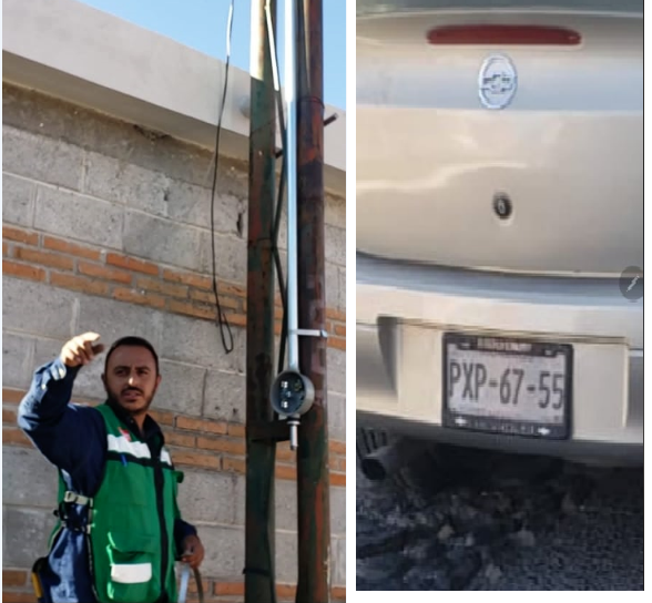 Robo a CFE, Antorchistas instalan mufas en postes de luz en colonia Solares Banthi, cómplices empleados de CFE