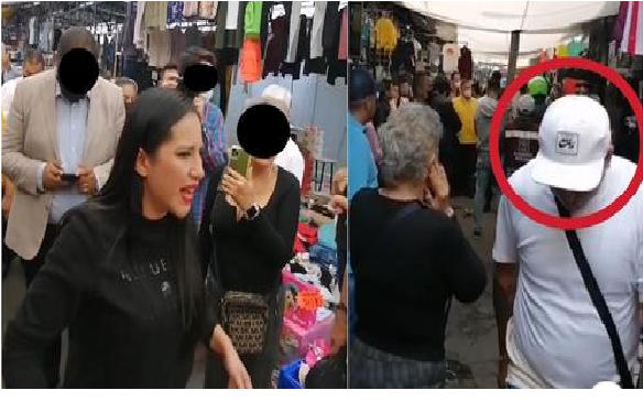 Sandra Cuevas va a Tepito y se suma a su comitiva uno de La Unión; “conmigo no venía”, se defiende