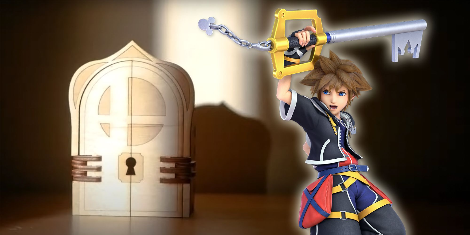 Super Smash Bros.Ultimate Fan Designs DIY Llavero de Kingdom Hearts