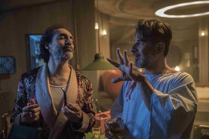 Miguel Rodarte (izquierda) y Bruno Bichir, en un momento de la serie 'Búnker'.