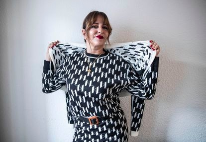 Yolanda Ramos, en su casa de Madrid.