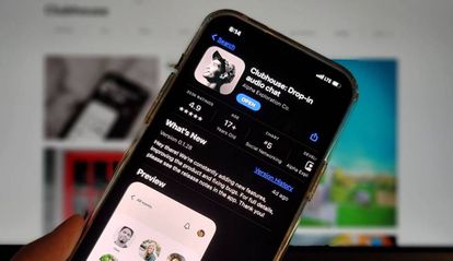 Clubhouse en la App Store de Apple.