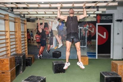 Antonio Cañada, en el gimnasio.