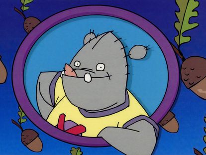 El jabalí dibujado por Miguelanxo Prado que es el símbolo de 'Xabarín Club'.