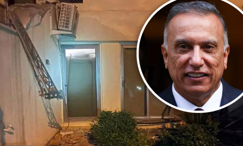 Solo un corte en la mano: primer ministro de Irak sobrevive ataque con misil a su residencia