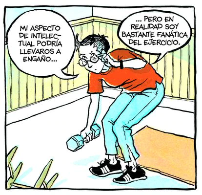 Ilustración de 'El secreto de la fuerza sobrehumana', de Alison Bechdel (Reservoir Books, 2021).