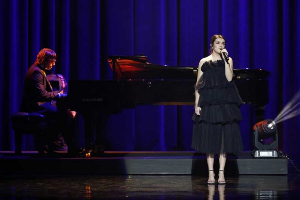 Amaia Romero durante los Premios Goya 2019 