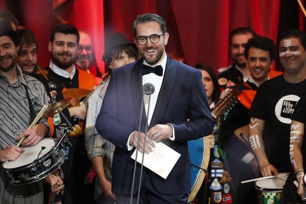 Màxim Huerta durante los Premios Goya 2019 