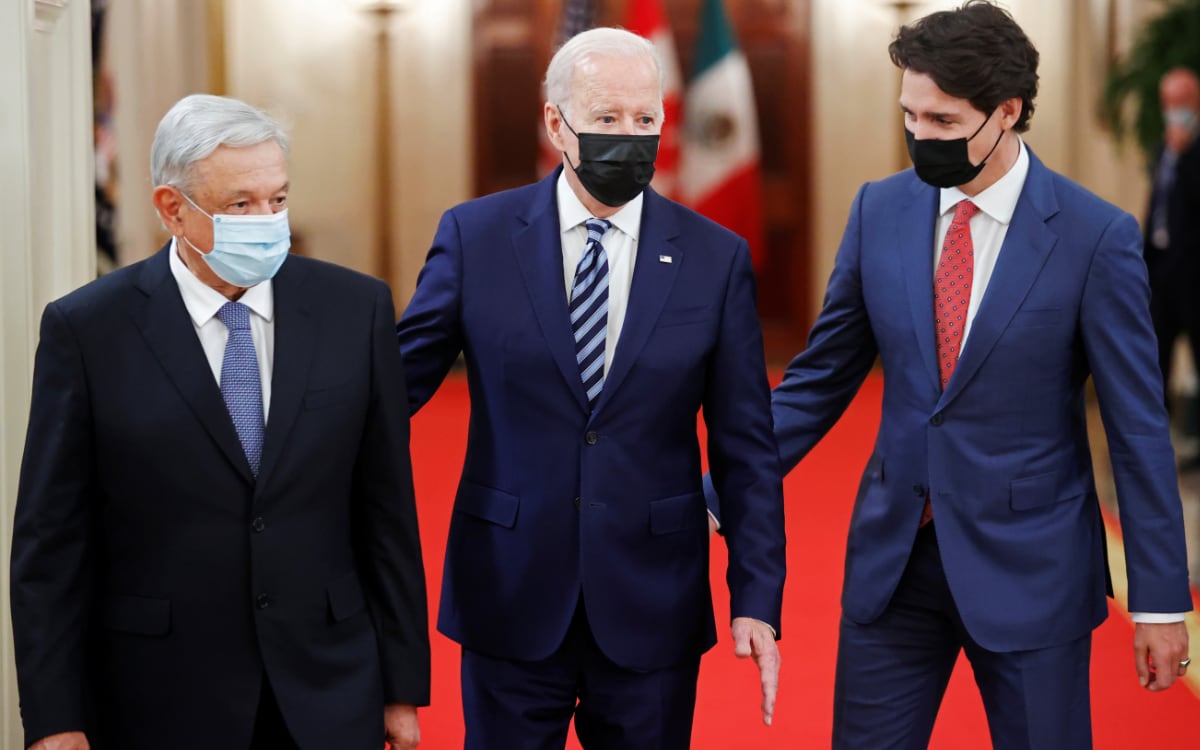 AMLO pide a Biden y Trudeau dejar de rechazar a migrantes y fortalecer la región frente a China