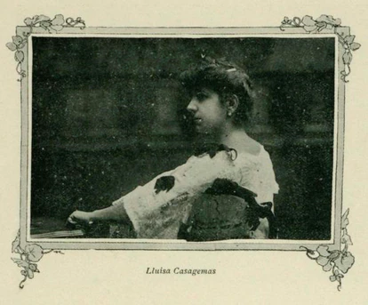La catalana Lluïsa Casagemas, la primera mujer que compuso una ópera en España, 'Schiava e regina', en 1893.
