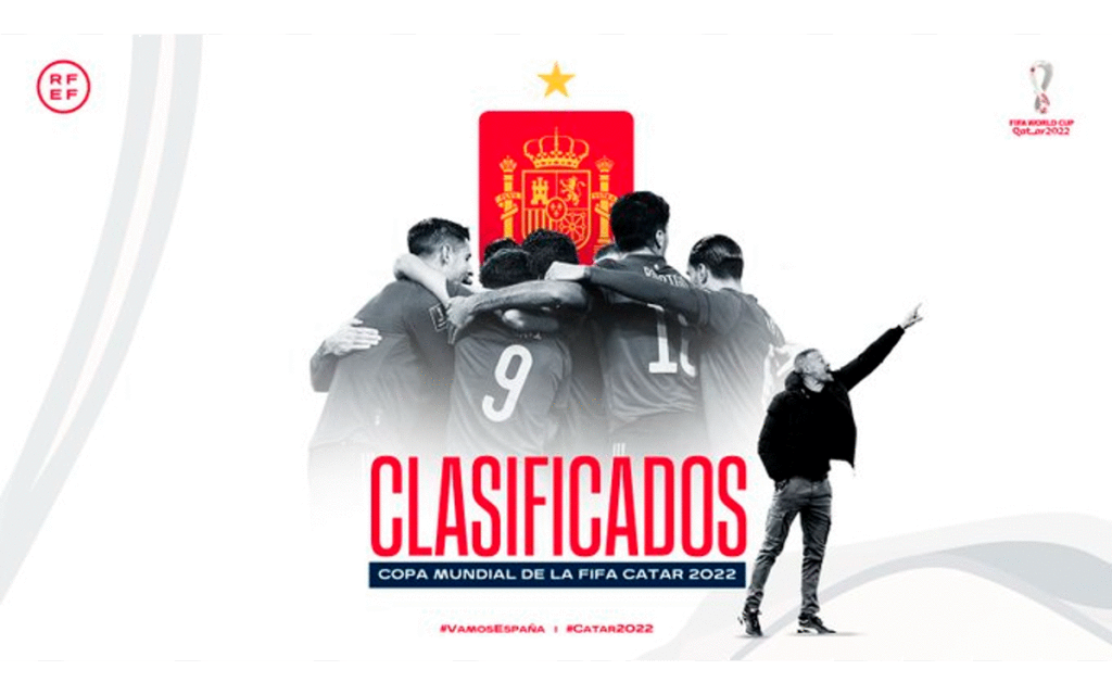 Clasifica España a la Copa del Mundo Qatar 2022 | Tuit