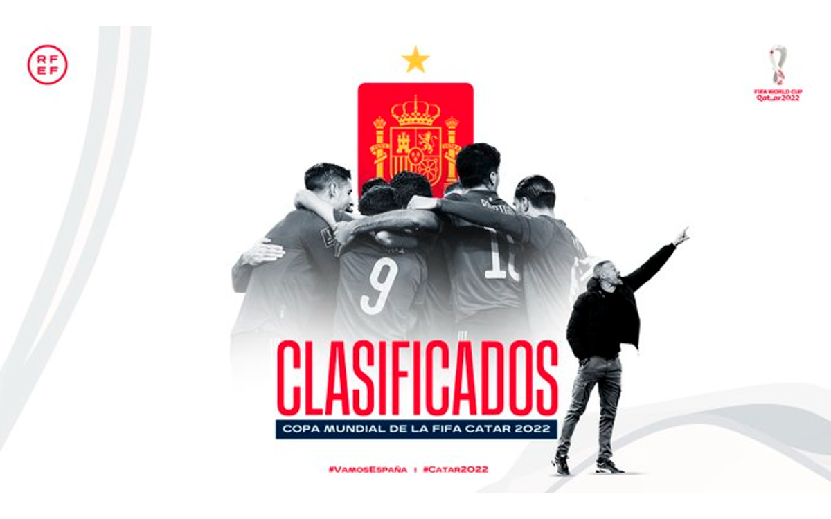 Clasifica España a la Copa del Mundo Qatar 2022 | Tuit