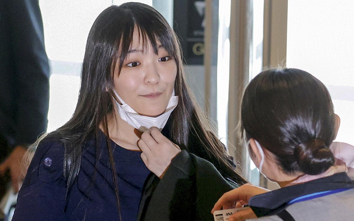 Comienza nueva vida en EU la exprincesa Mako de Japón, luego de casarse y abandonar la familia imperial