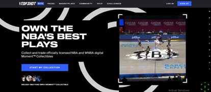 NBA Top Shot, uno de los productos emblemáticos de Dapper Labs, en el que se inspiró el acuerdo con LaLiga para la creación de NFT basado en jugadas destacadas.