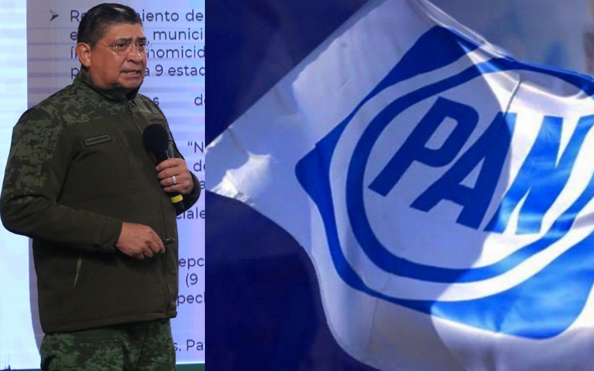 Discurso de Sandoval viola la ley y no es propio de un militar: PAN