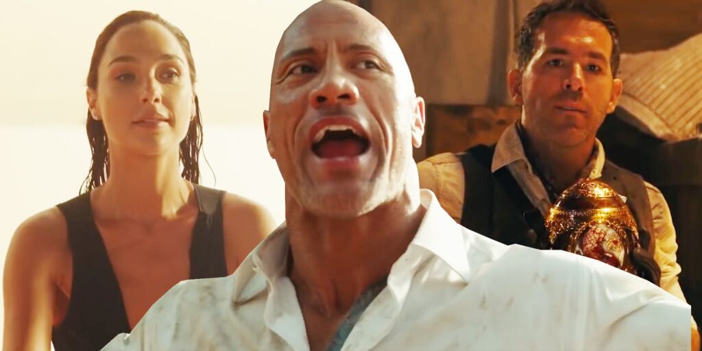 Dwayne Johnson es embestido por un toro en el tráiler de aviso rojo