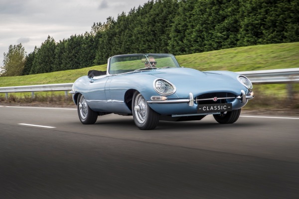 El E-type Zero de Jaguar es un verdadero clásico con un tren motriz eléctrico preparado para el futuro