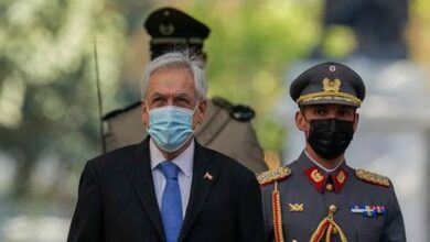 El presidente chileno Sebastián Piñera, el 8 de noviembre, en Santiago.