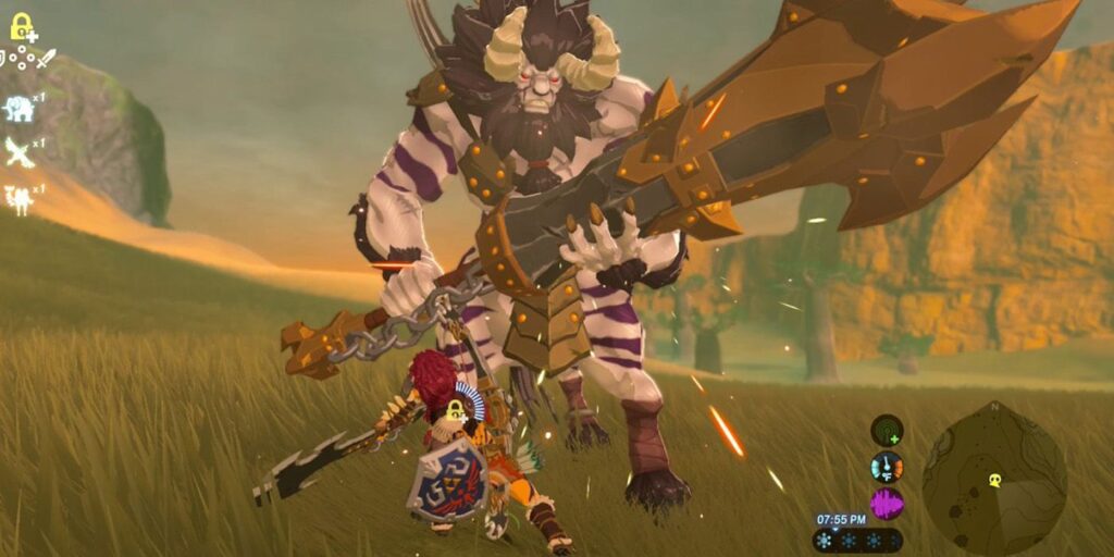 El combo Breath of the Wild diezma a dos Lynels a una velocidad extrema