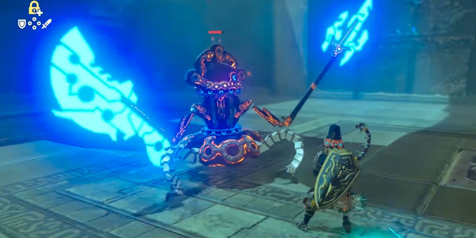 El guardián de BOTW no puede golpear a un jugador durante una prueba importante del santuario de fuerza
