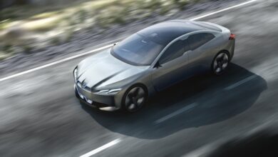 El i Vision Dynamics de BMW apunta a la gama superior de Tesla en un cupé de cuatro puertas