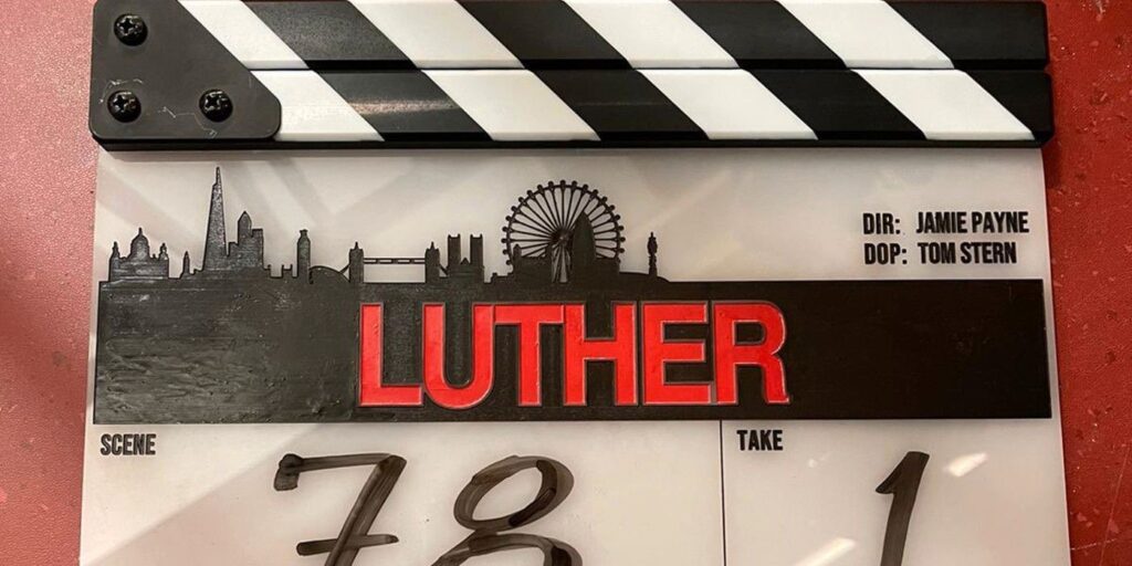 El inicio de la filmación de la película de Luther confirmado con las imágenes de Idris Elba