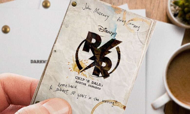 El póster de Chip 'n Dale: Rescue Rangers muestra el reinicio de Mulaney y Samberg