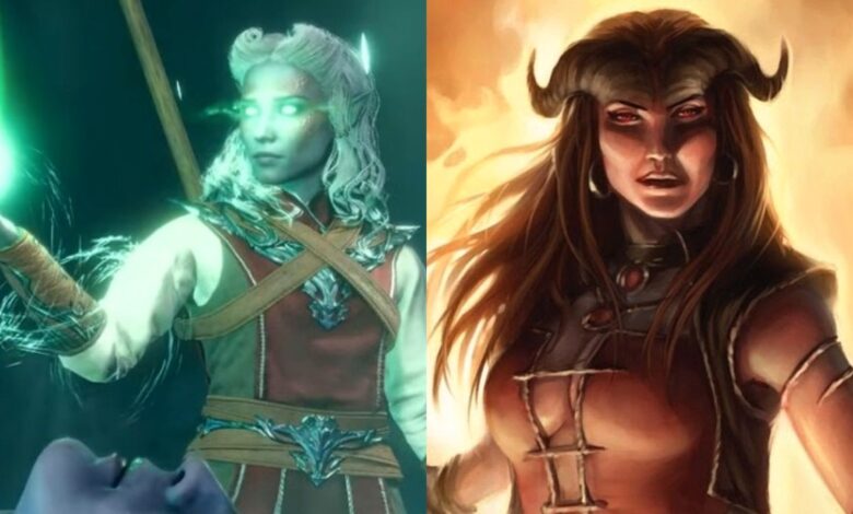 En qué se diferencia Baldur's Gate 3 Sorcerer de Tabletop D&D