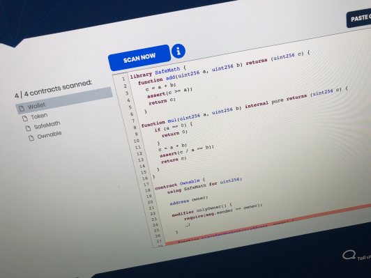 Este escáner de contrato inteligente se asegurará de que su token esté en óptimas condiciones