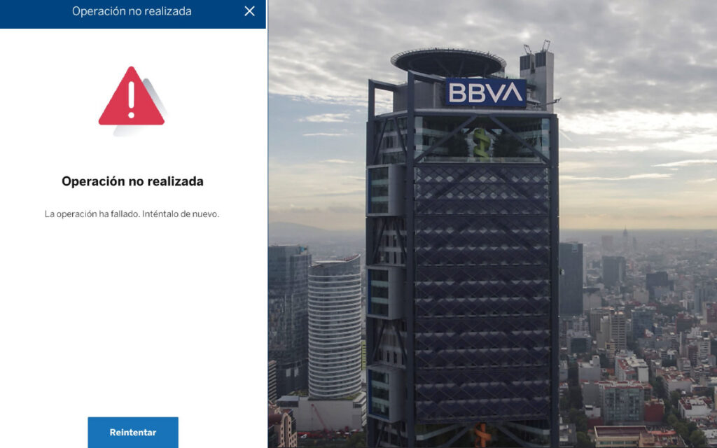 Fallan los servicios digitales de BBVA... millones de transferencias dependen de esta tecnología