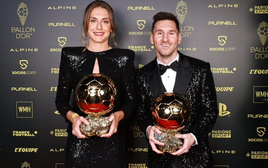 Ganan Lionel Messi y Alexia Putellas el Balón de Oro 2021 | Video