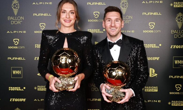 Ganan Lionel Messi y Alexia Putellas el Balón de Oro 2021 | Video