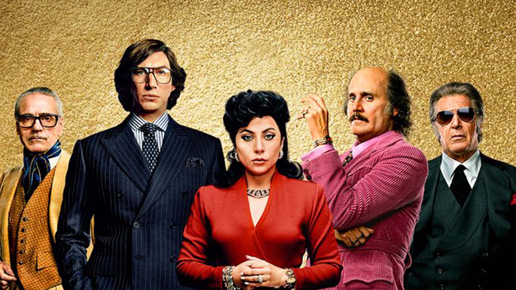 Glamour y ambición en los nuevos carteles de ‘La casa Gucci’