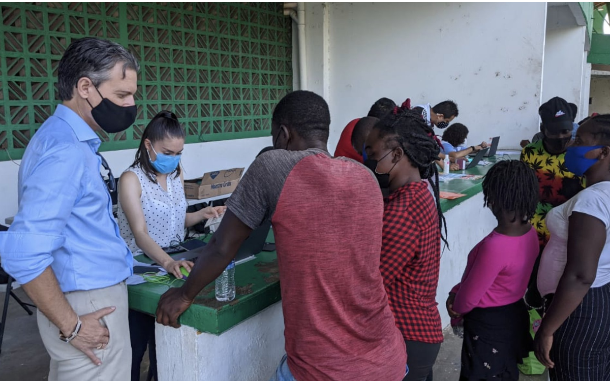 Habilitan Estadio Olímpico de Tapachula para agilizar solicitudes de asilo en México