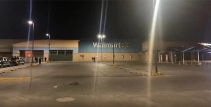 Estacionamiento donde fue secuestrado el personal de la Marina.