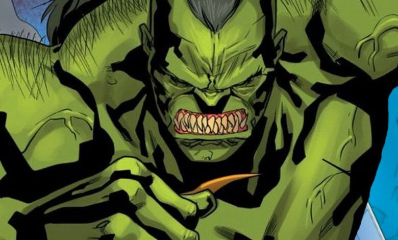 La aterradora variante futura de Hulk hace que su forma clásica parezca patética