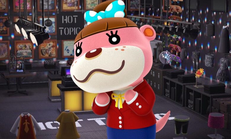 La construcción de temas candentes de Animal Crossing Player es precisamente caótica