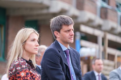 El primogénito de Ernesto de Hannover, tamnbién de nombre Ernesto, junto a su mujer Ekaterina Malysheva.