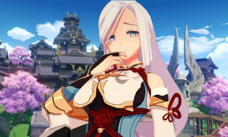 La fuga de impacto de Genshin identifica potencialmente el tipo de arma de Shenhe